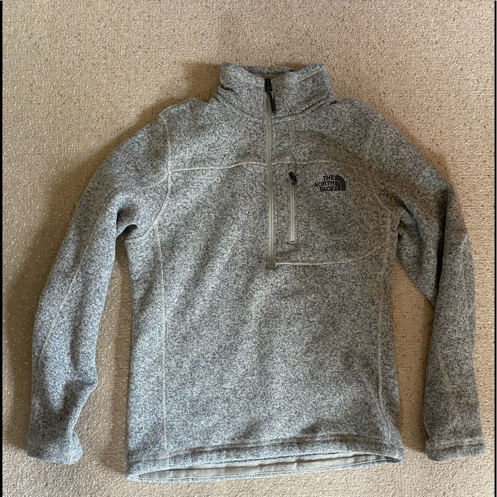 North Face Quarter Zip Mens Small